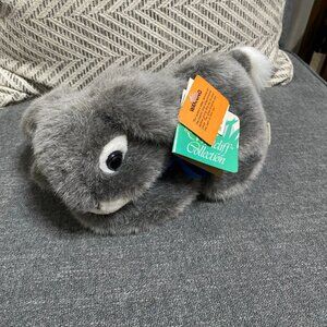 12" Vintage Westcliff Collection Gray Rabbit Bunny Plush Stuffed Animal W/ Tags